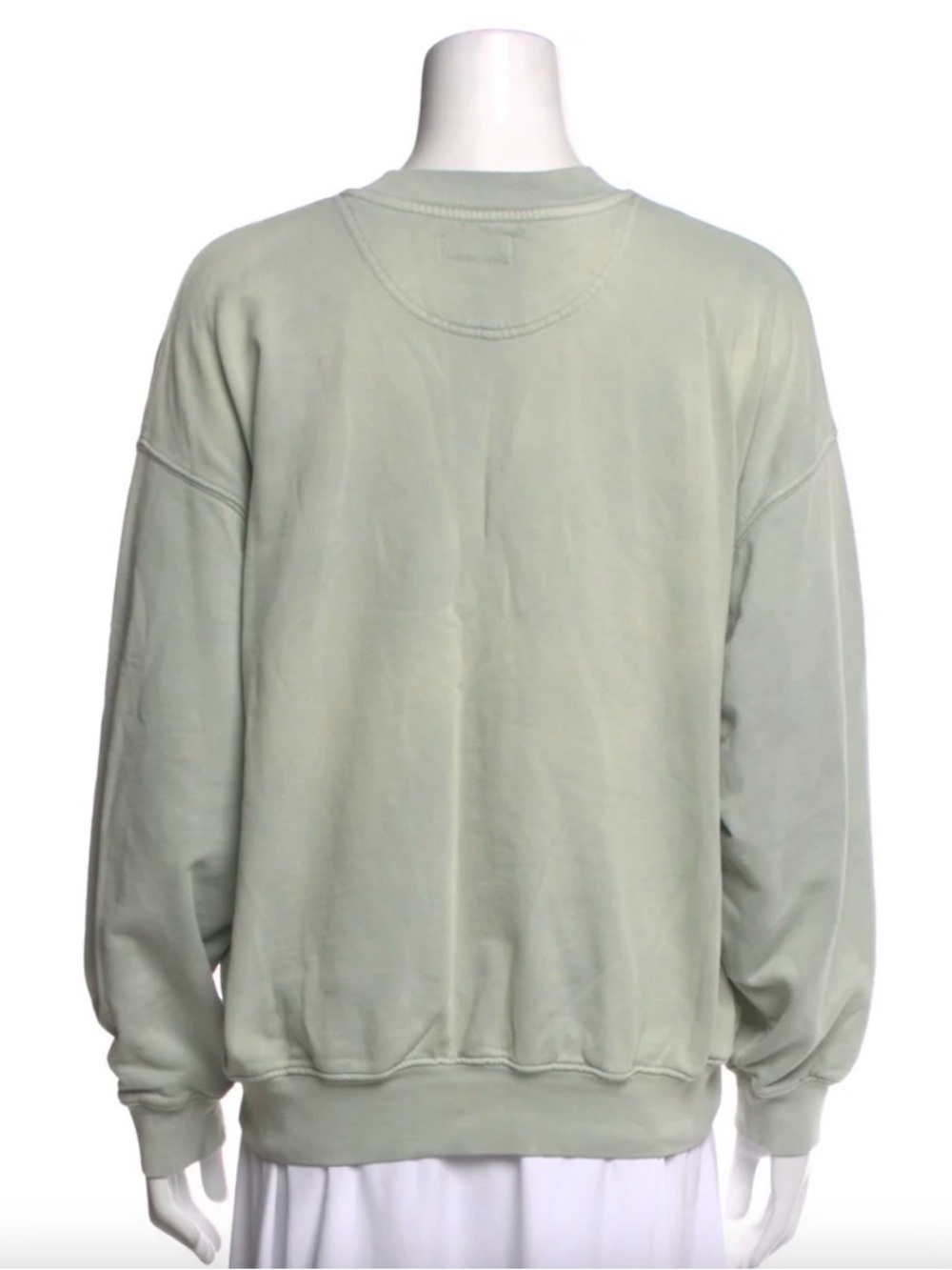 Anine Bing Sage Green 'New York' Crewneck Sweatshirt - Picture 4 of 4